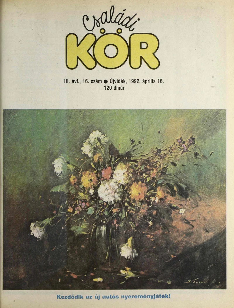 Családi Kör, 3. évf. 1992. április 16. 16. sz.
