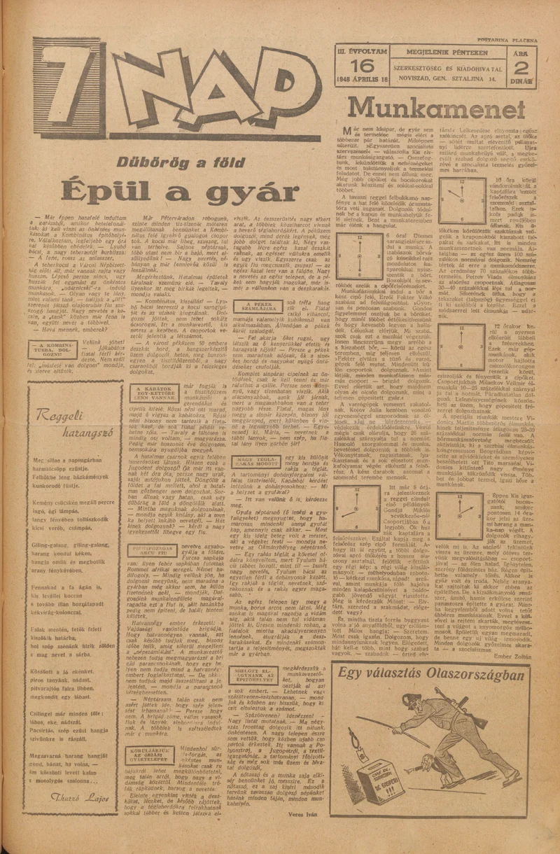 7 Nap, 3. évf. 1948. április 16. 16. sz. 1–6. oldal