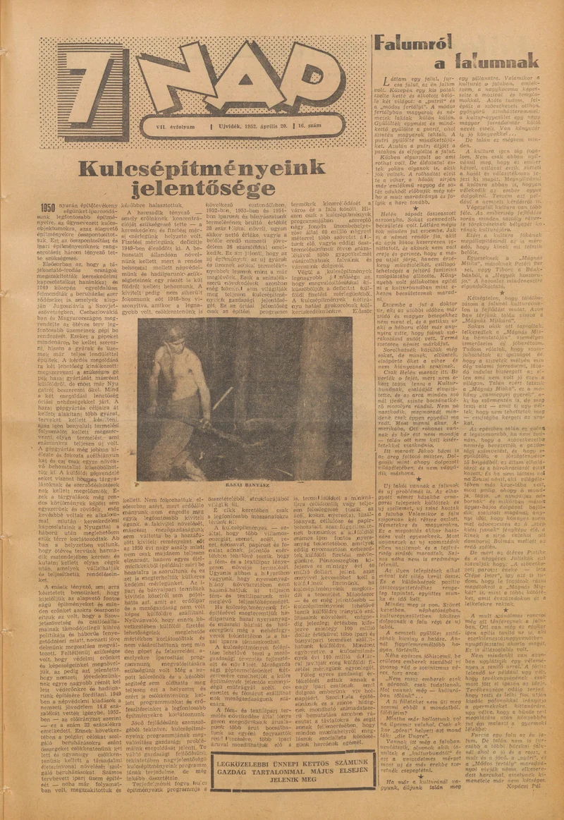 7 Nap, 7. évf. 1952. április 20. 16. sz. 1–14. oldal