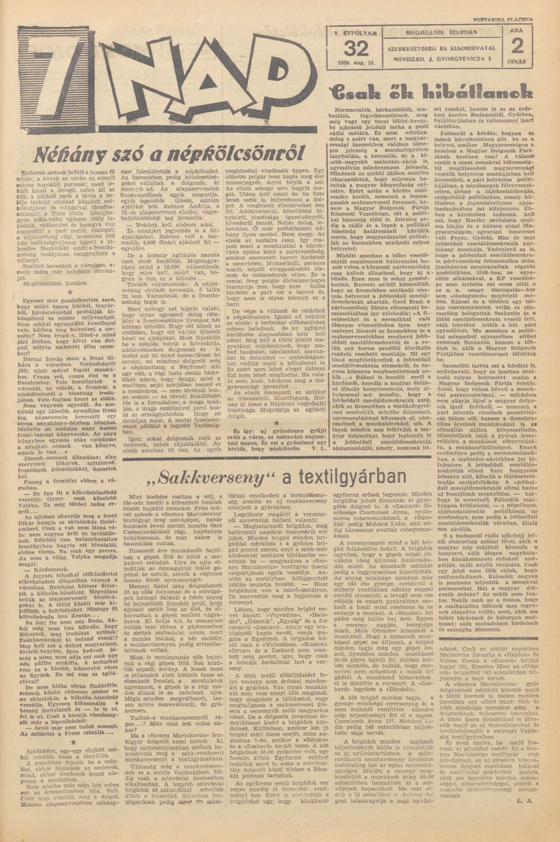 7 Nap, 5. évf. 1950. augusztus 16. 32. sz.
