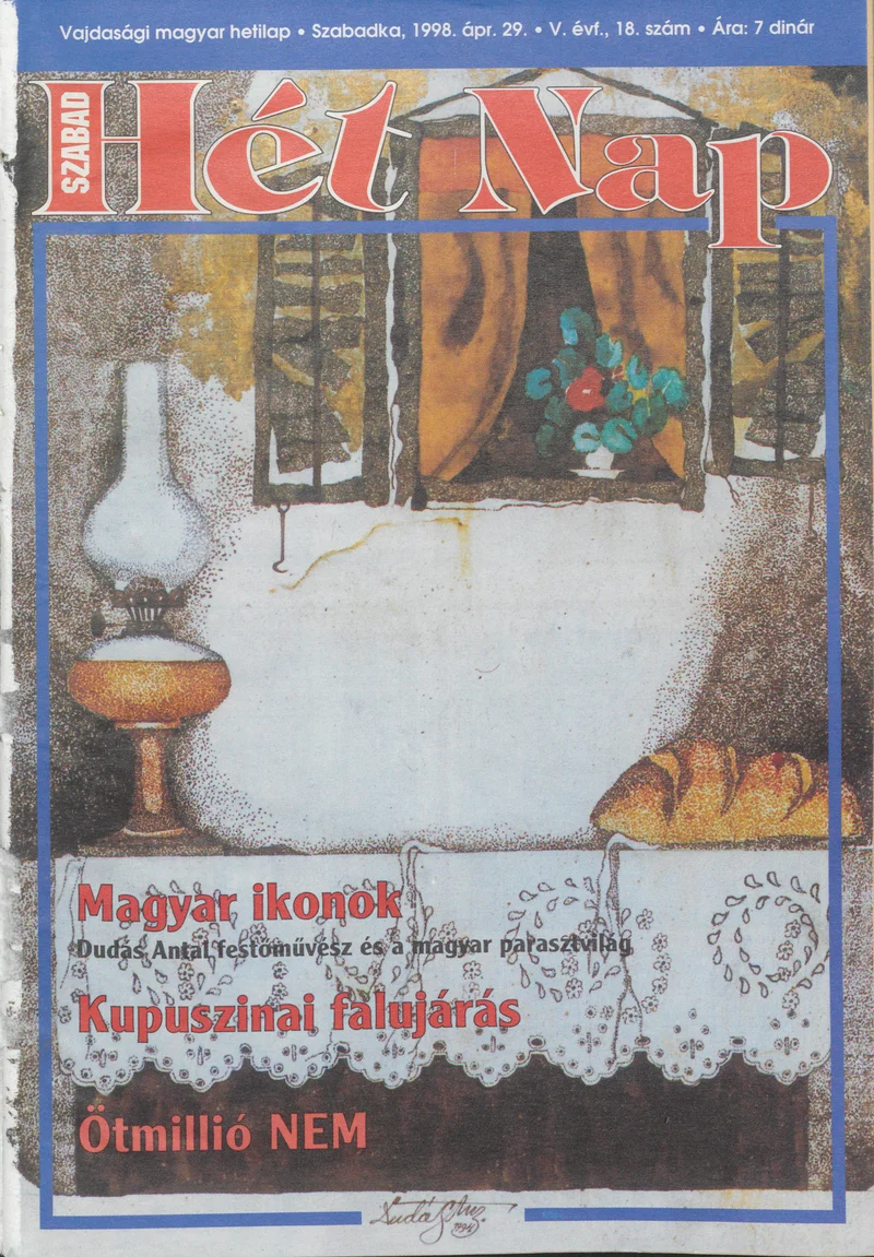 Szabad Hét Nap, 5. évf. 1998. április 29. 18. sz.