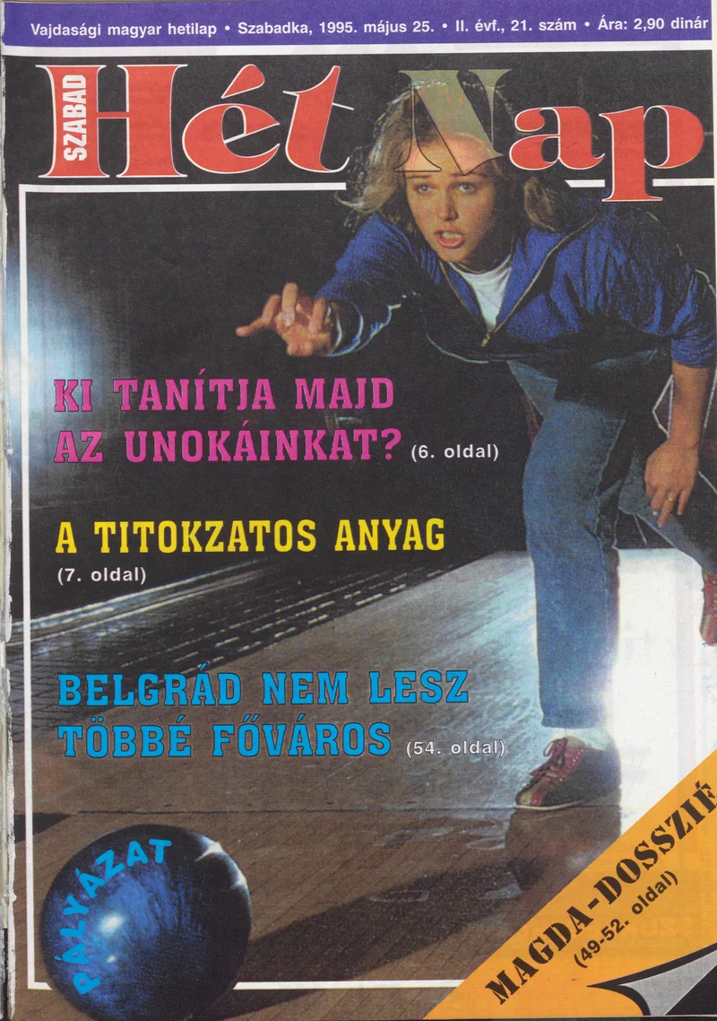 Szabad Hét Nap, 2. évf. 1995. május 25. 21. sz.