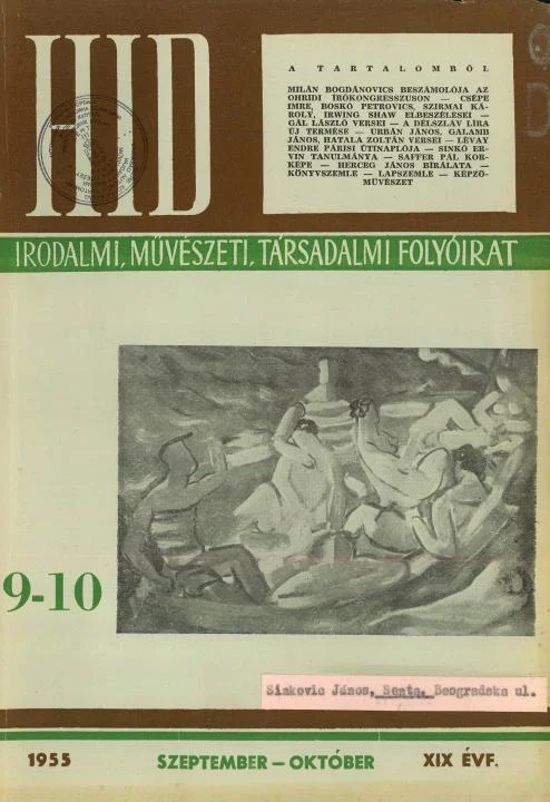 Híd, 19. évf. 1955. szeptember – október. 9–10. sz. 843–906. oldal