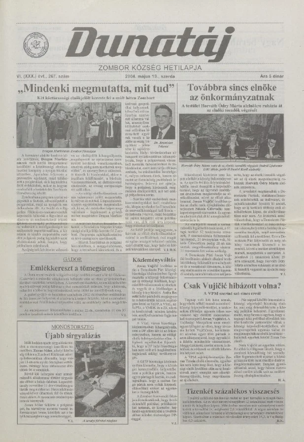 Dunatáj, 6. évf. 2004. május 19. 267. sz.