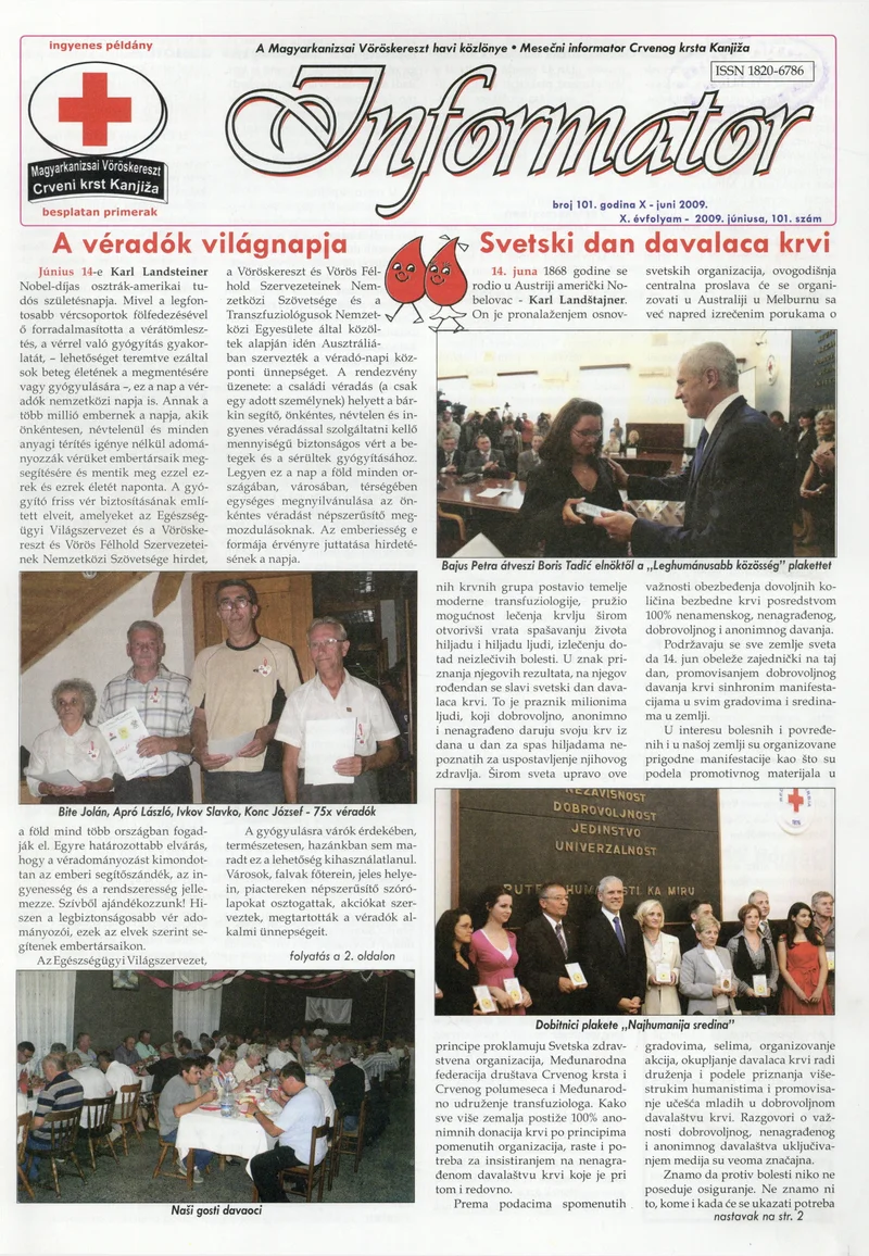 Informator, 10. évf. 2009. június 1. 101. sz.