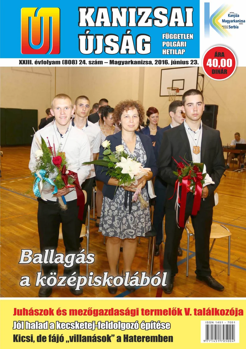 Új Kanizsai Újság, 23. évf. 2016. június 23. 24. sz.