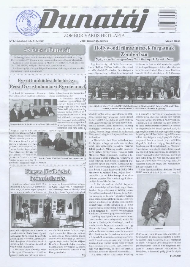 Dunatáj, 17. évf. 2015. január 28. 815. sz.