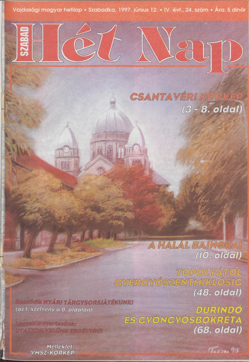 Szabad Hét Nap 1997. június 12. 24. sz.