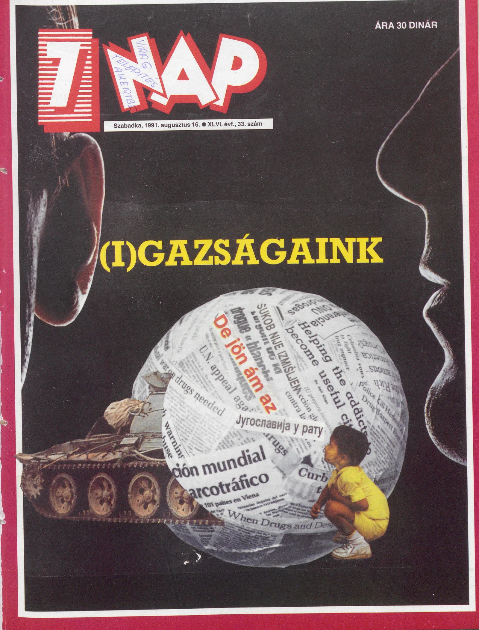 7 Nap, 46. évf. 1991. augusztus 16. 33. sz. 1–68. oldal