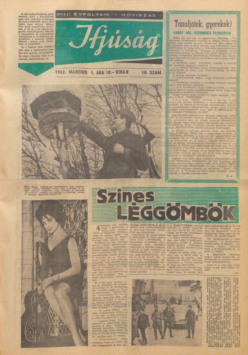 Ifjúság, 18. évf. 1962. március 1. 10. sz.