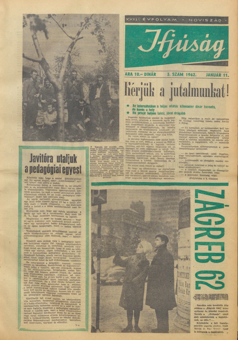Ifjúság, 18. évf. 1962. január 11. 3. sz.