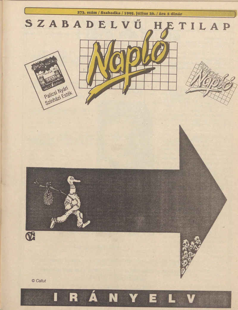 Napló - Szabadelvű hetilap, 6. évf. 1995. július 26. 273. sz.