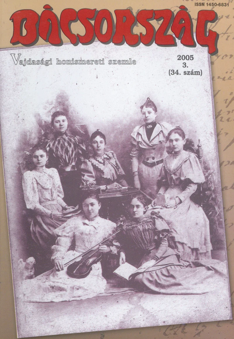 Bácsország, 11. évf. 2005. 3. sz.