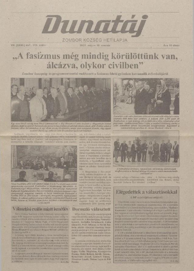 Dunatáj, 7. évf. 2005. május 18. 319. sz.