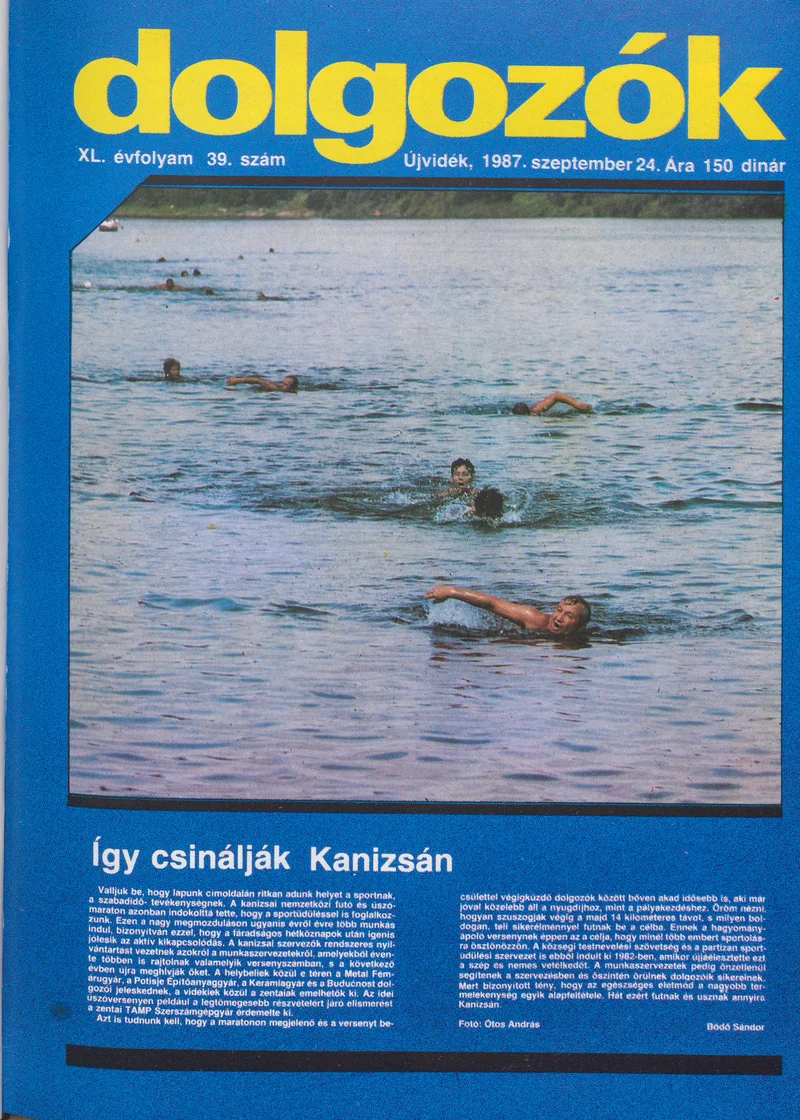 Dolgozók, 41. évf. 1987. szeptember 24. 39. sz.
