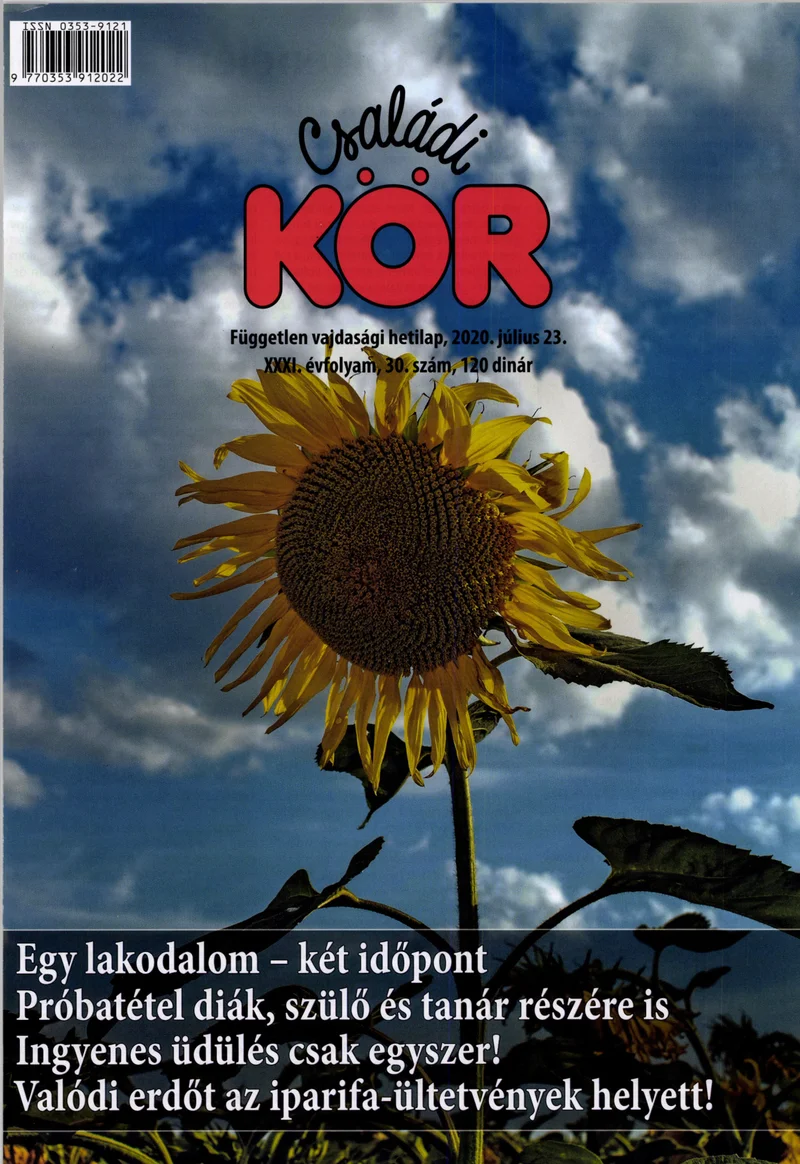 Családi Kör, 31. évf. 2020. július 23. 30. sz.