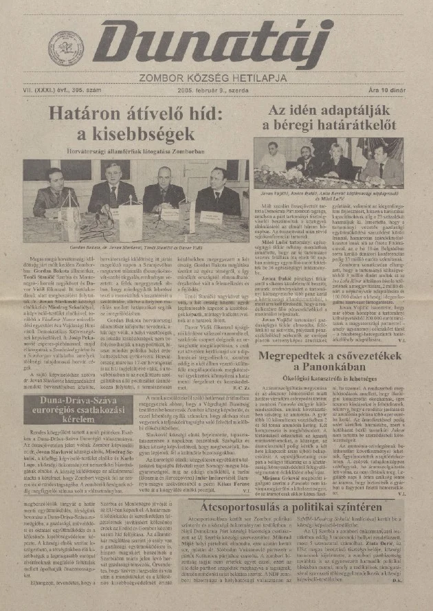 Dunatáj, 7. évf. 2005. február 9. 305. sz.