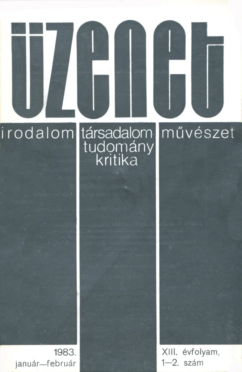 Üzenet, 13. évf. 1983. január. 1–2. sz. 1–64. oldal