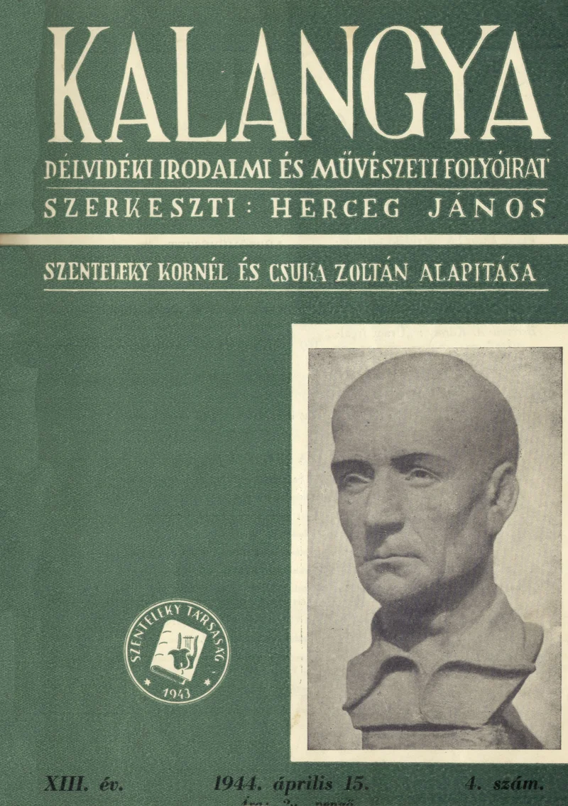 Kalangya, 13. évf. 1944. április 15. 4. sz. 145–192. oldal