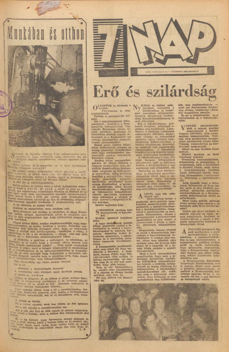 7 Nap, 13. évf. 1958. március 9. 11. sz.