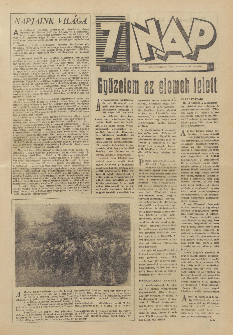 7 Nap, 15. évf. 1960. július 24. 31. sz. 1–24. oldal