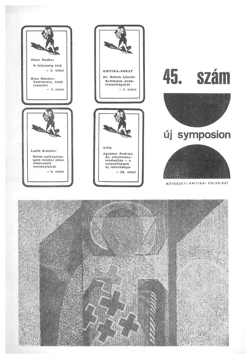 Új Symposion, 5. évf. 1969. január. 45. sz. 1–28. oldal