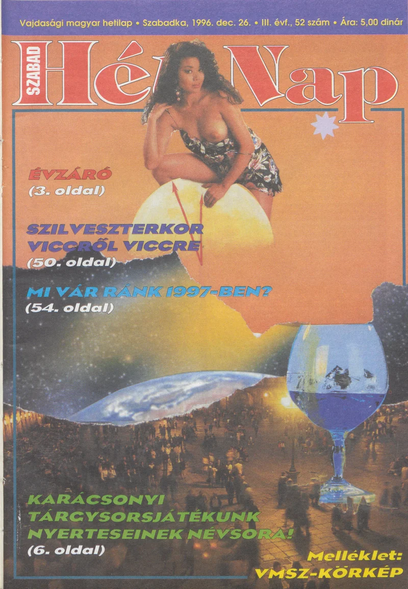 Szabad Hét Nap, 3. évf. 1996. december 26. 52. sz.