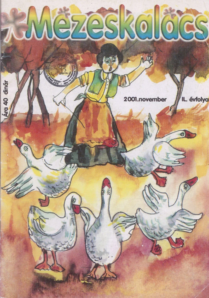 Mézeskalács, 49. évf. 2001. november. 9. sz.