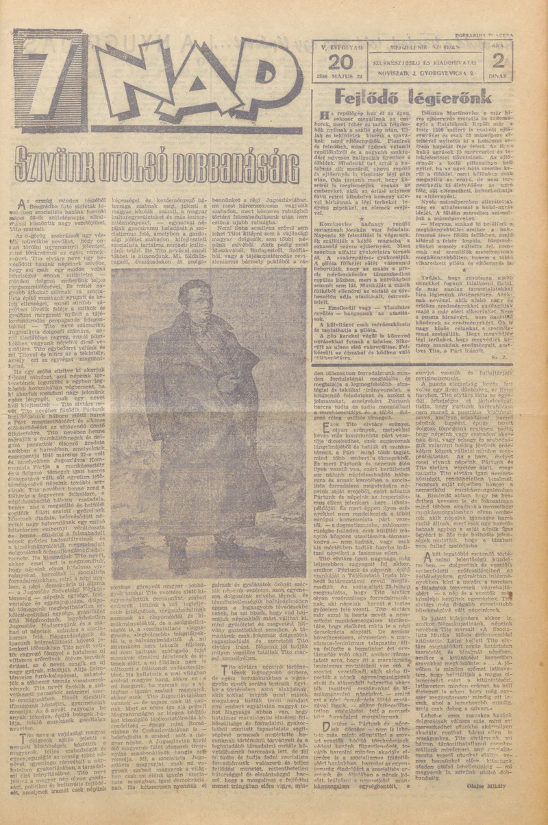 7 Nap, 5. évf. 1950. május 24. 20. sz.