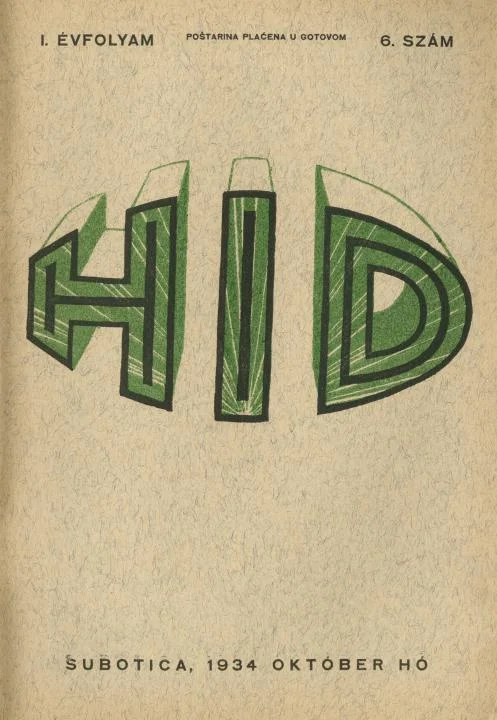 Híd, 1. évf. 1934. október. 6. sz. 1–32. oldal