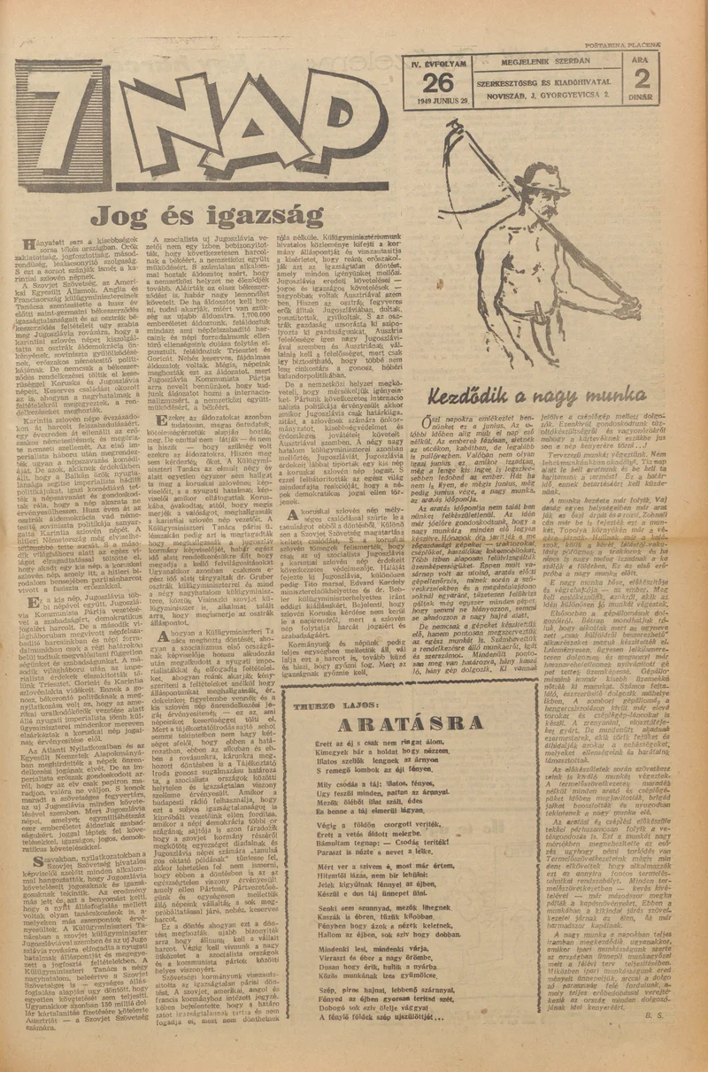 7 Nap, 4. évf. 1949. június 29. 26. sz. 1–4. oldal