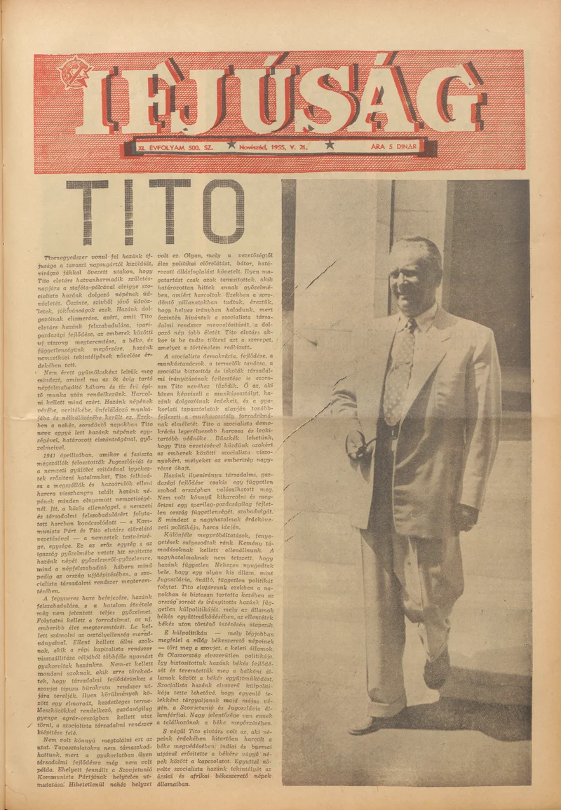 Ifjúság, 11. évf. 1955. május 21. 500. sz.