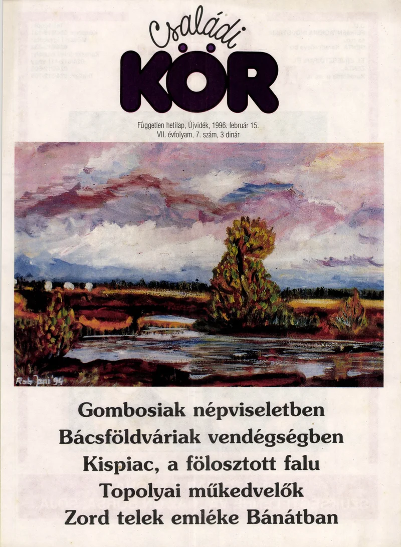 Családi Kör, 7. évf. 1996. február 15. 7. sz.