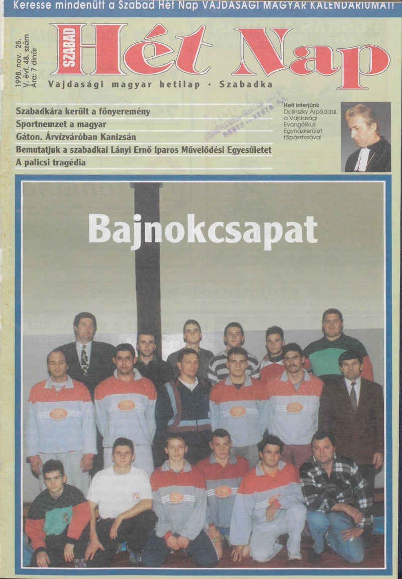 Szabad Hét Nap, 5. évf. 1998. november 25. 48. sz.