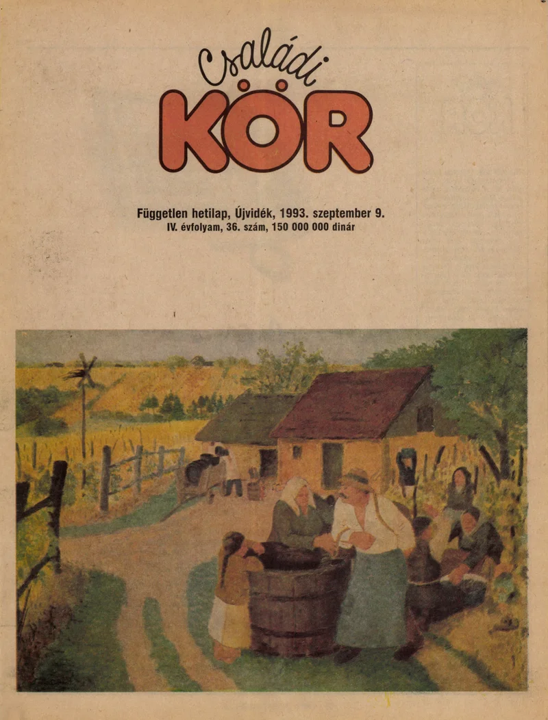 Családi Kör, 4. évf. 1993. szeptember 9. 36. sz.