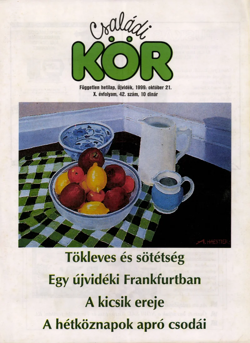 Családi Kör, 10. évf. 1999. október 21. 42. sz.