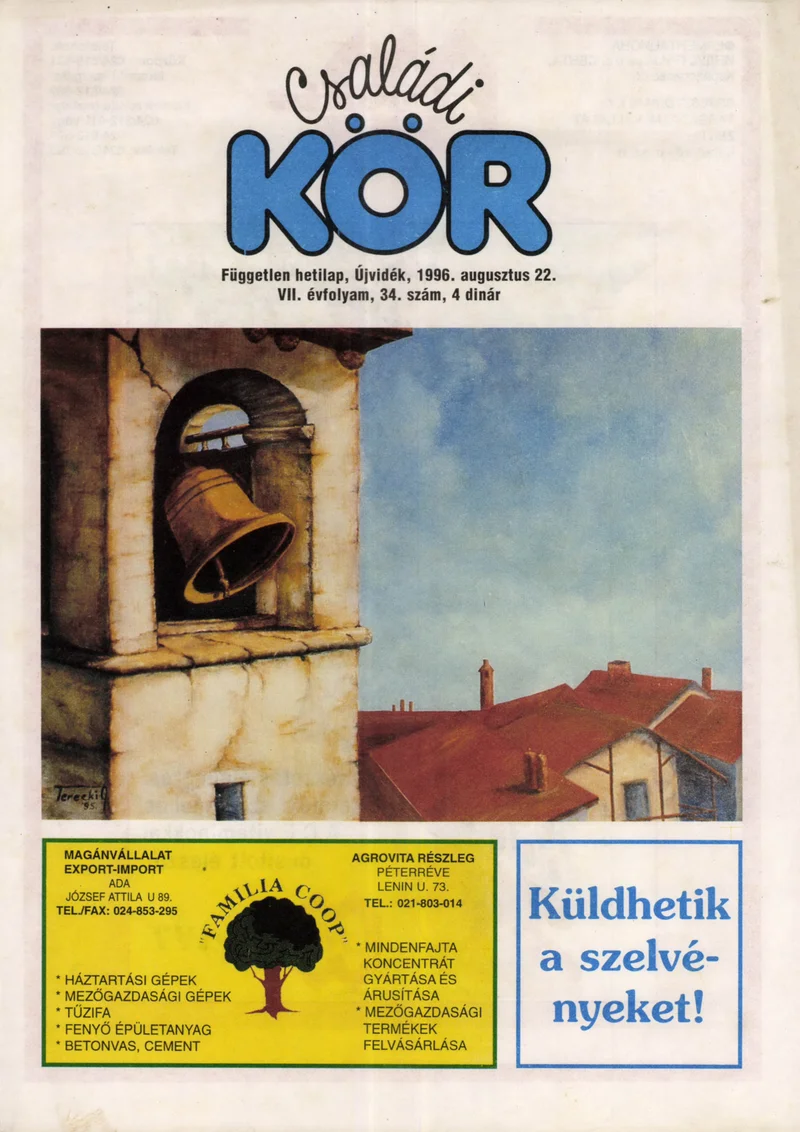 Családi Kör, 7. évf. 1996. augusztus 22. 34. sz.