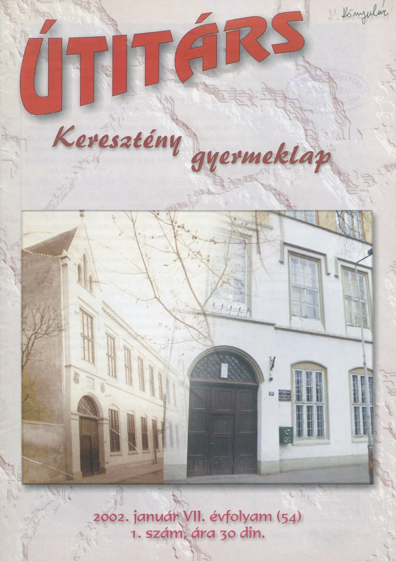 Útitárs, 7. évf. 2002. január. 1. sz.