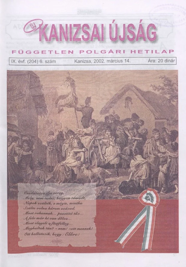 Új Kanizsai Újság, 9. évf. 2002. március 14. 6. sz.