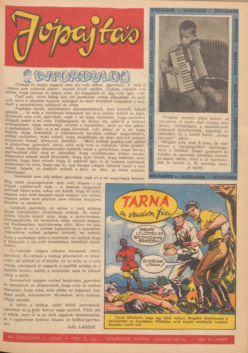 Jó Pajtás, 13. évf. 1959. október 15. 17. sz.