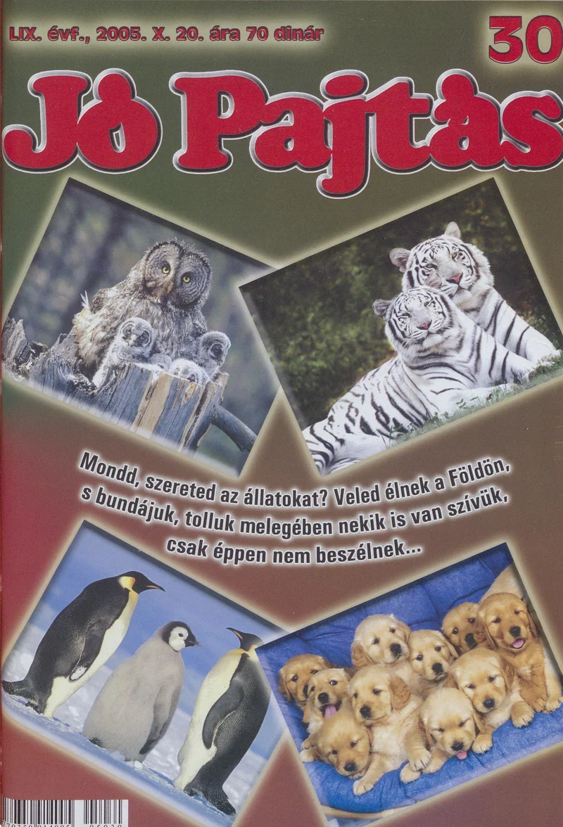 Jó Pajtás, 59. évf. 2005. október 20. 30. sz.