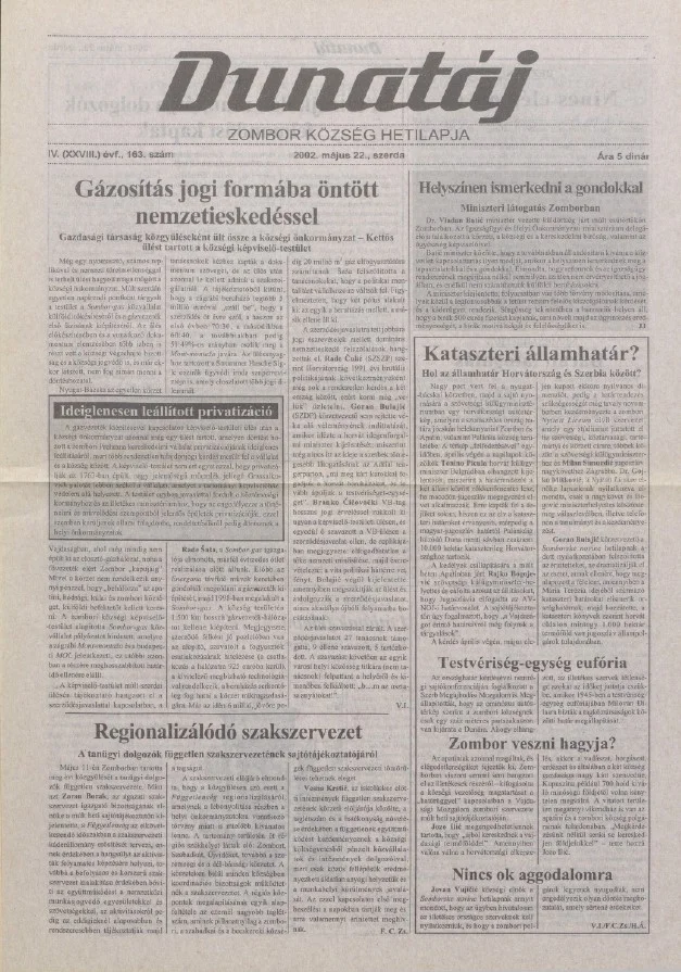 Dunatáj, 4. évf. 2002. május 22. 163. sz.