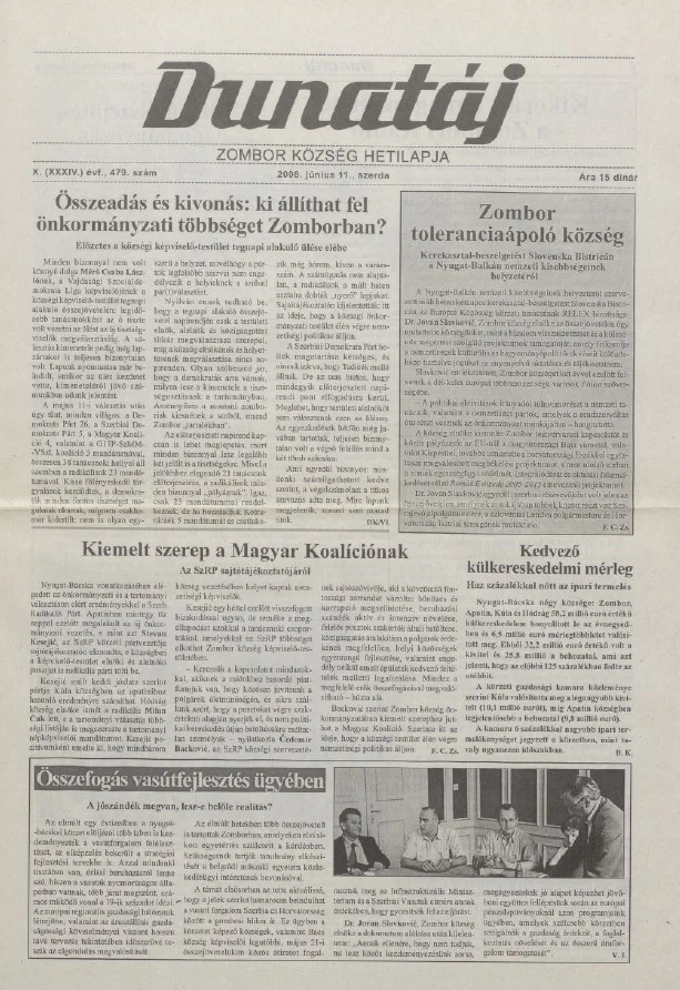 Dunatáj, 10. évf. 2008. június 11. 479. sz.