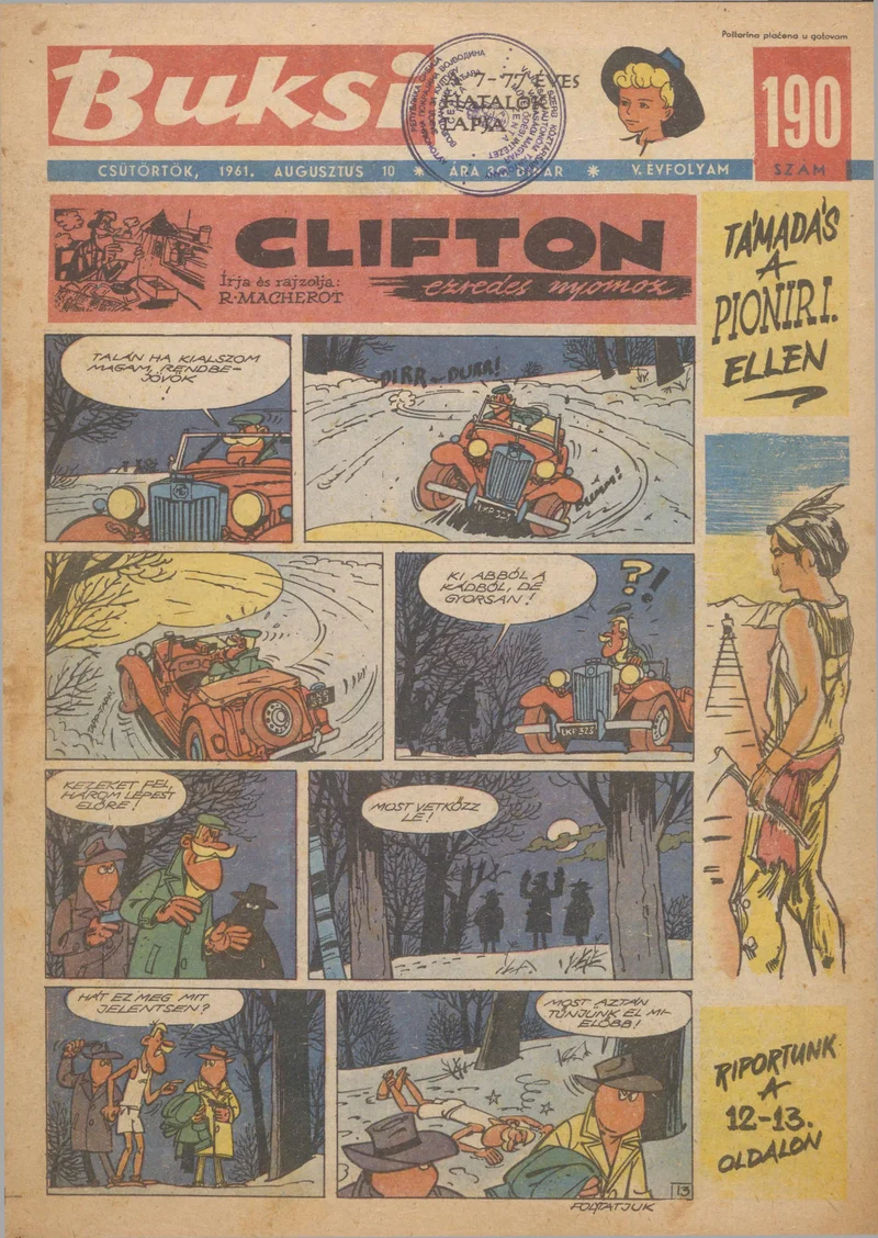 Buksi, 5. évf. 1961. augusztus 10. 190. sz.