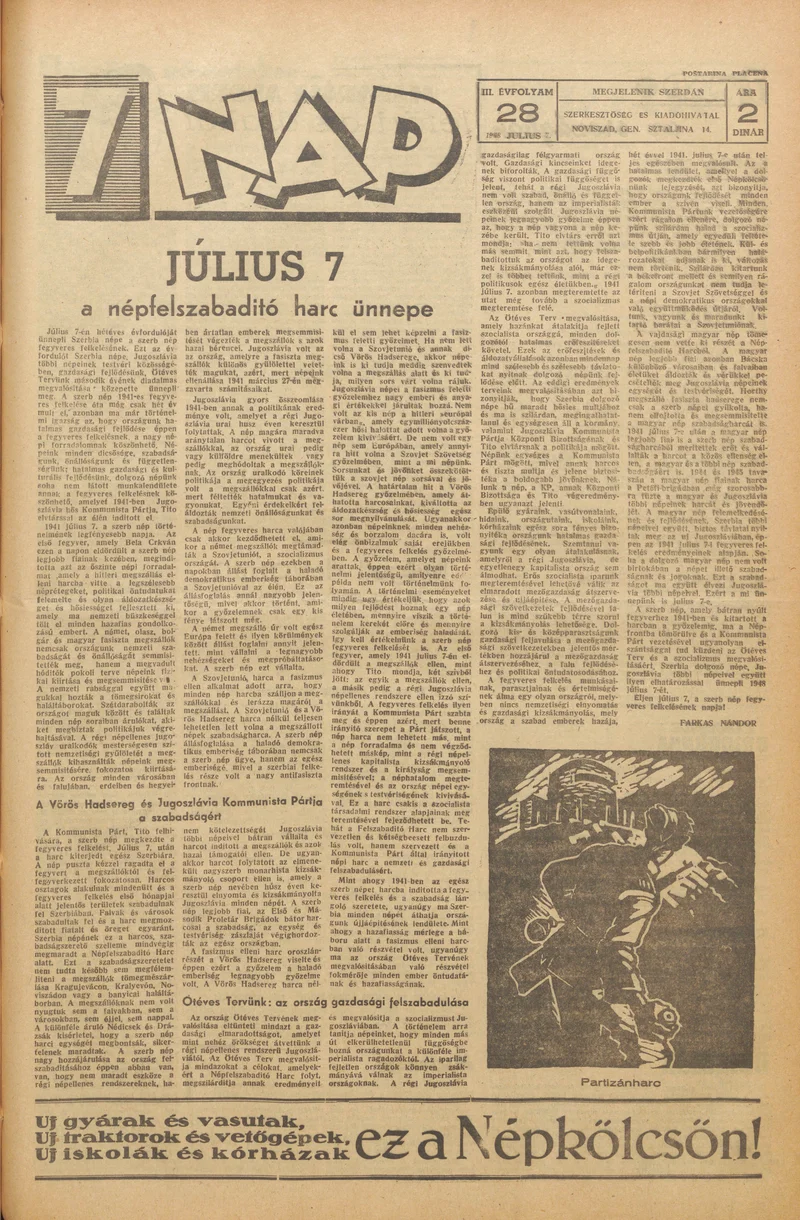 7 Nap, 3. évf. 1948. július 7. 28. sz. 1–4. oldal