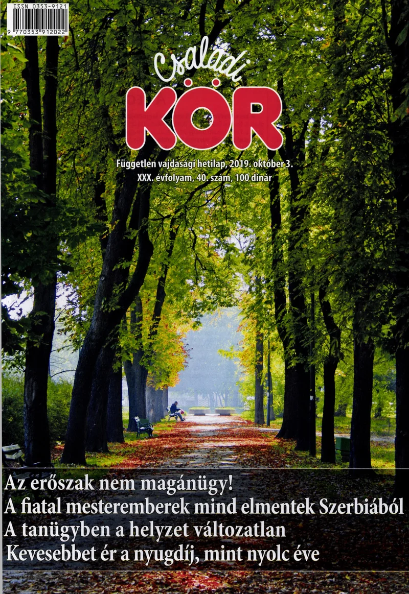 Családi Kör, 30. évf. 2019. október 3. 40. sz.