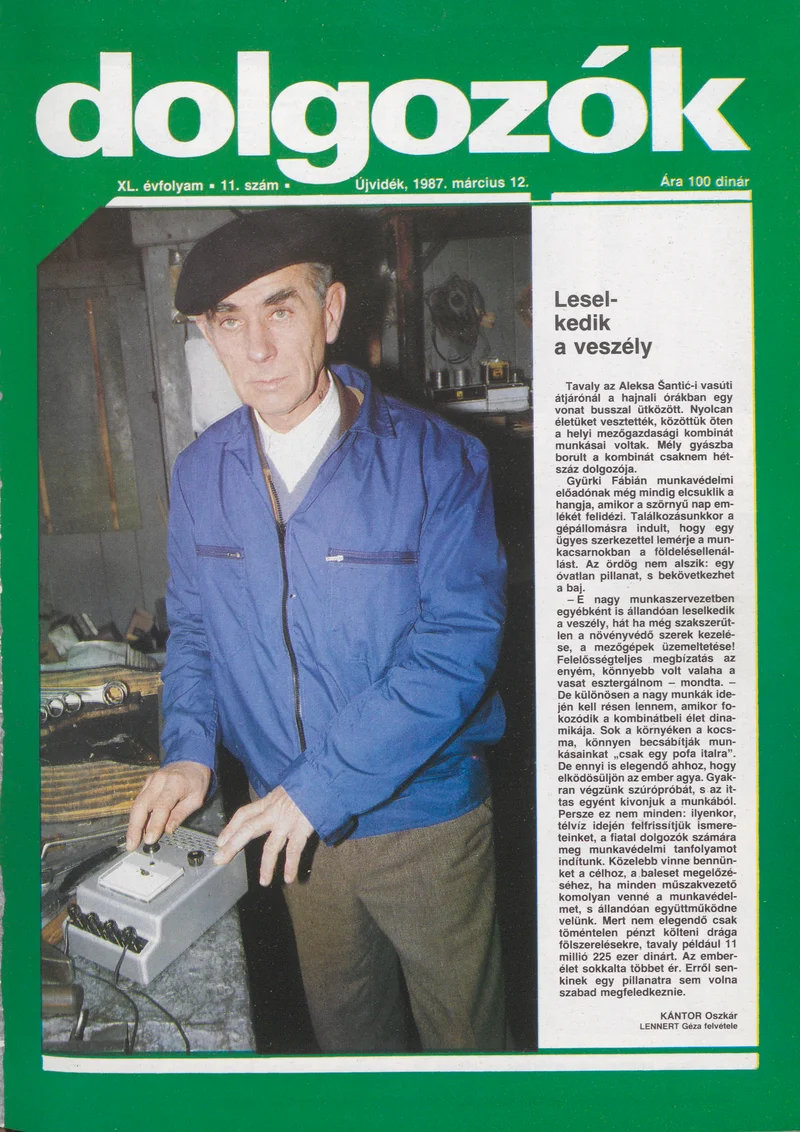 Dolgozók, 41. évf. 1987. március 12. 11. sz.