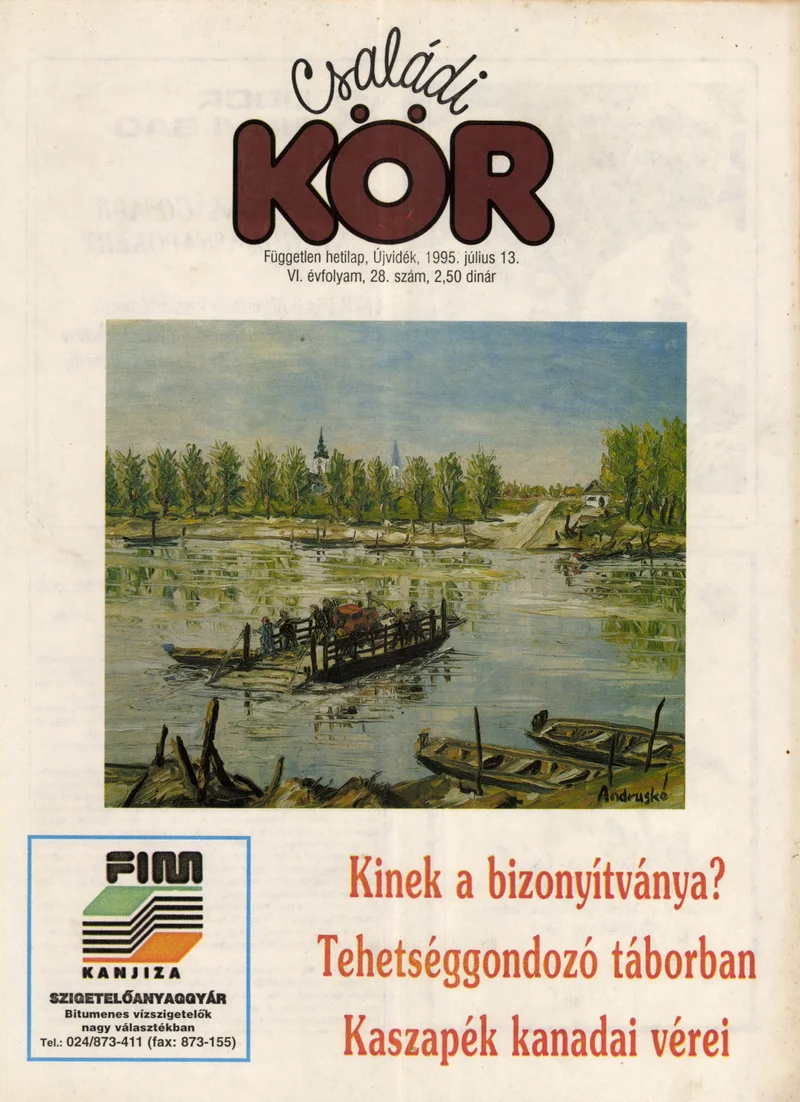 Családi Kör, 6. évf. 1995. július 13. 28. sz.