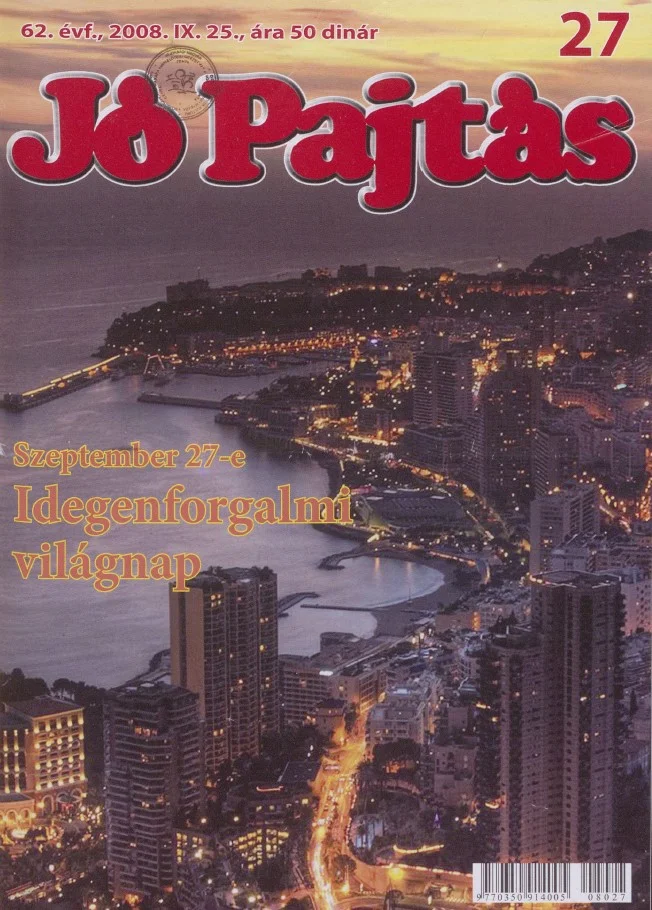 Jó Pajtás, 62. évf. 2008. szeptember 25. 27. sz.