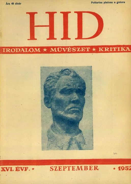 Híd, 16. évf. 1952. szeptember. 9. sz. 485–560. oldal